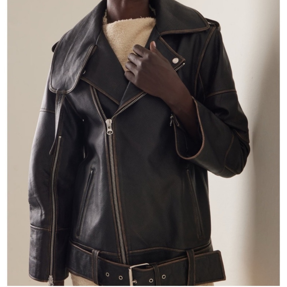 Malene Birger leather jacket
Purchased from net a porter
Size 36